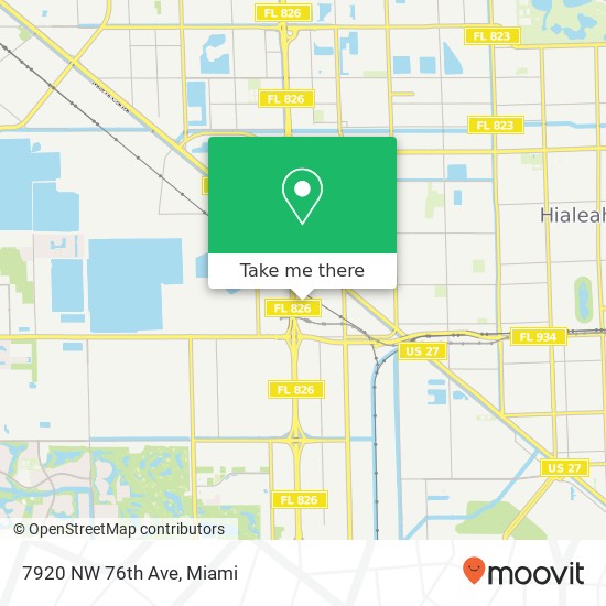 7920 NW 76th Ave map