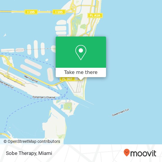 Sobe Therapy map