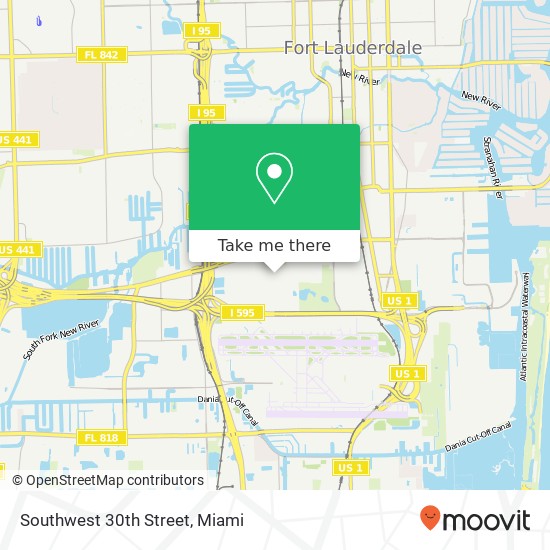 Mapa de Southwest 30th Street