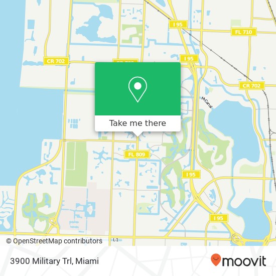 3900 Military Trl map