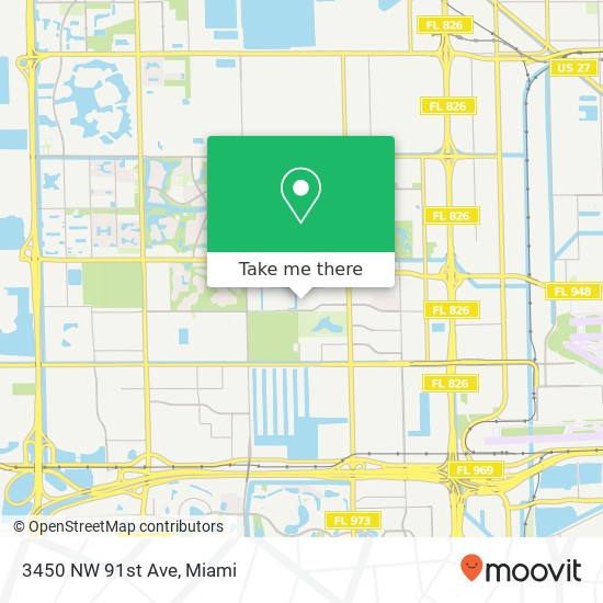 Mapa de 3450 NW 91st Ave