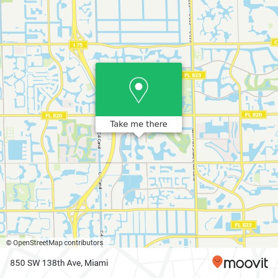850 SW 138th Ave map