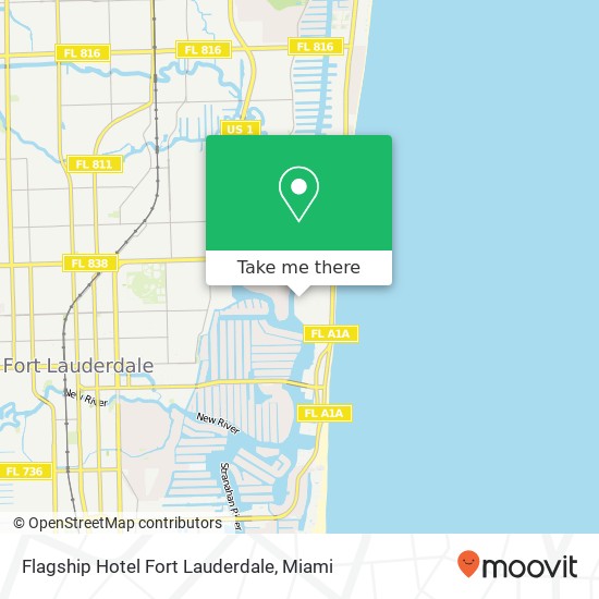 Mapa de Flagship Hotel Fort Lauderdale