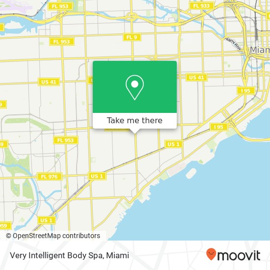 Mapa de Very Intelligent Body Spa