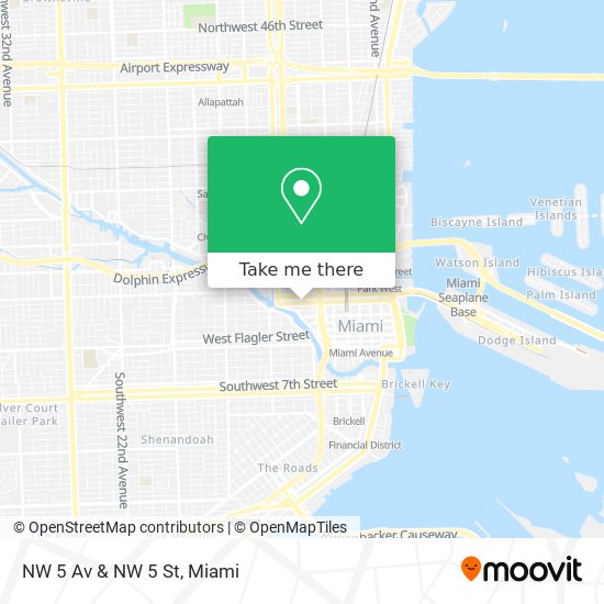 NW 5 Av & NW 5 St map