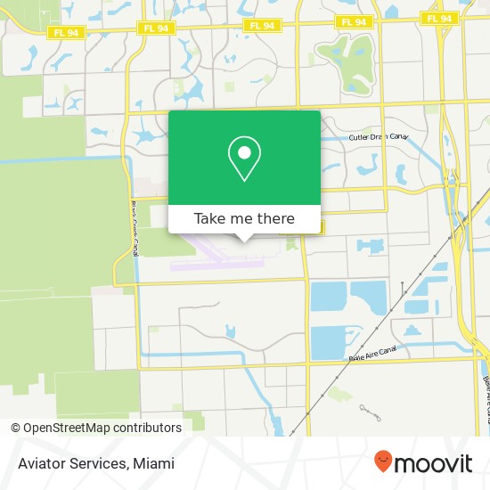 Aviator Services map