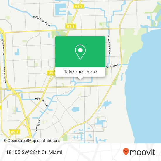 18105 SW 88th Ct map