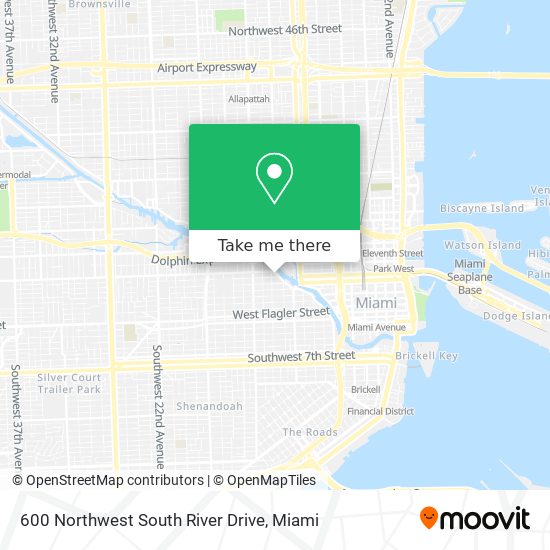 Mapa de 600 Northwest South River Drive