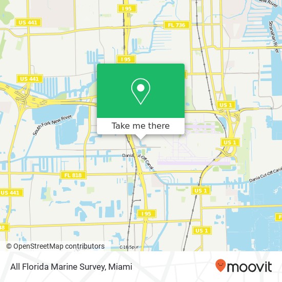 Mapa de All Florida Marine Survey