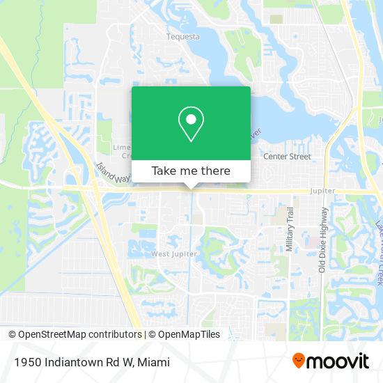 1950 Indiantown Rd W map