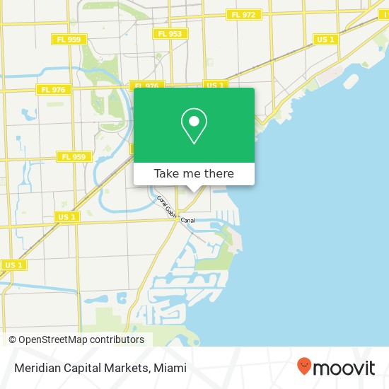 Mapa de Meridian Capital Markets