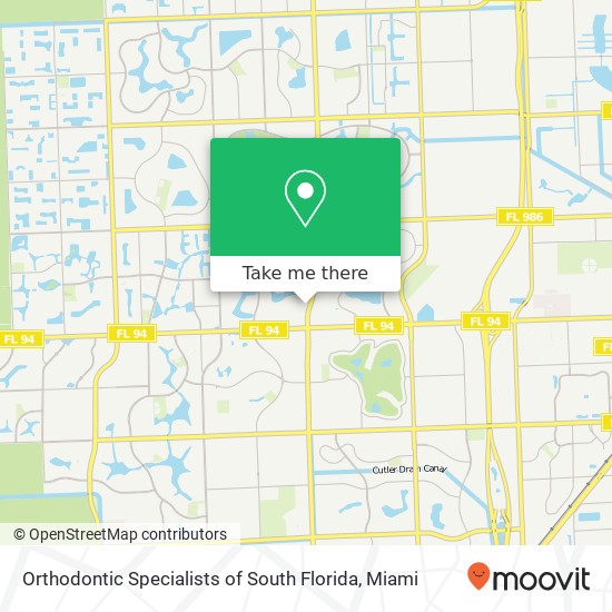 Mapa de Orthodontic Specialists of South Florida