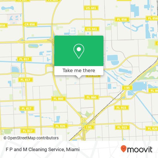 F P and M Cleaning Service map