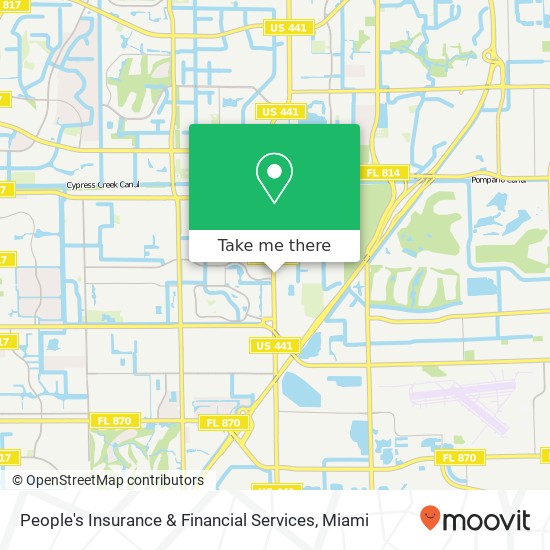 People's Insurance & Financial Services map
