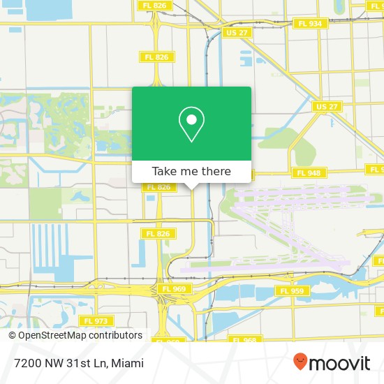 7200 NW 31st Ln map