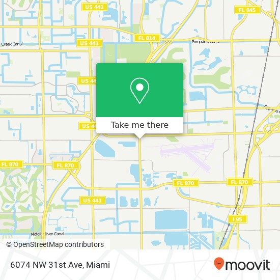 6074 NW 31st Ave map