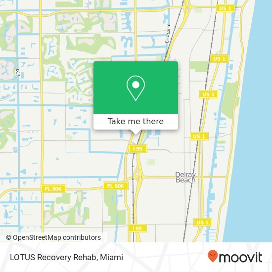 LOTUS Recovery Rehab map
