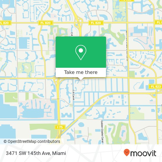 3471 SW 145th Ave map