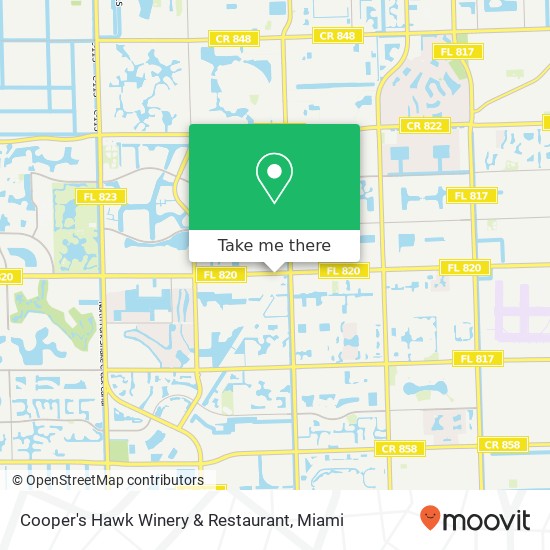 Cooper's Hawk Winery & Restaurant map