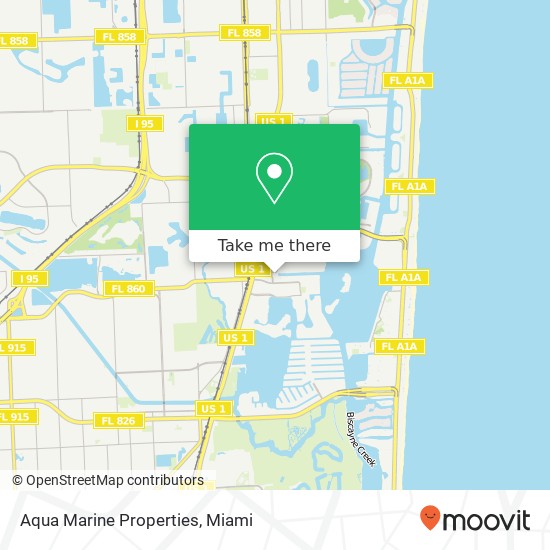 Mapa de Aqua Marine Properties