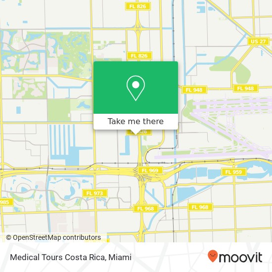 Medical Tours Costa Rica map