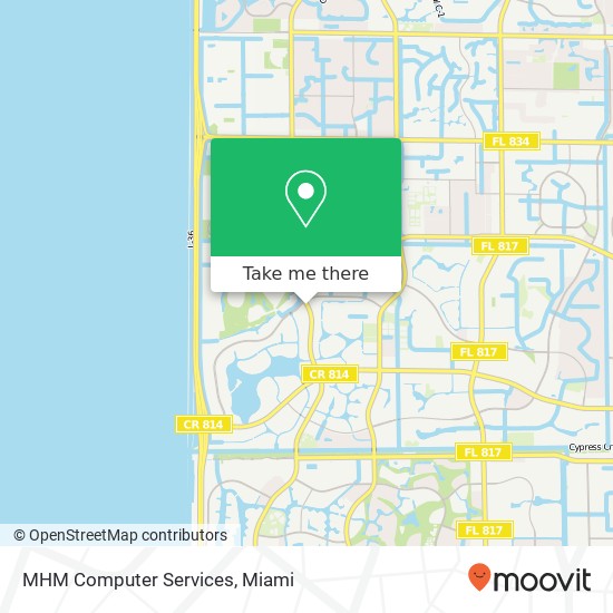 Mapa de MHM Computer Services
