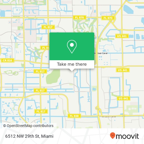 Mapa de 6512 NW 29th St