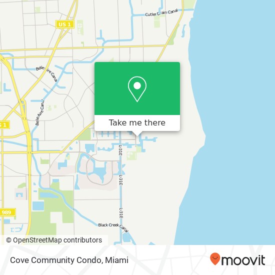 Cove Community Condo map