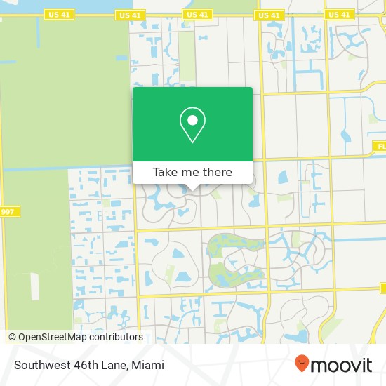 Southwest 46th Lane map