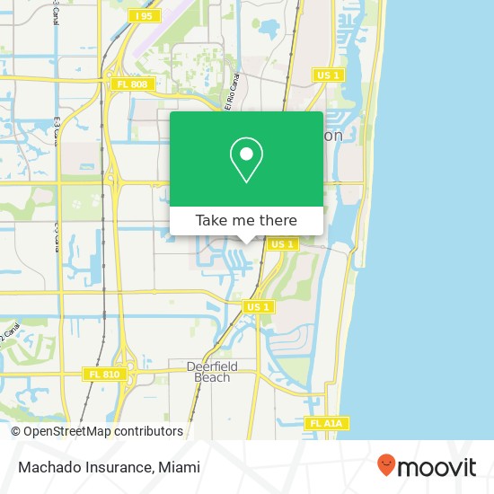 Mapa de Machado Insurance