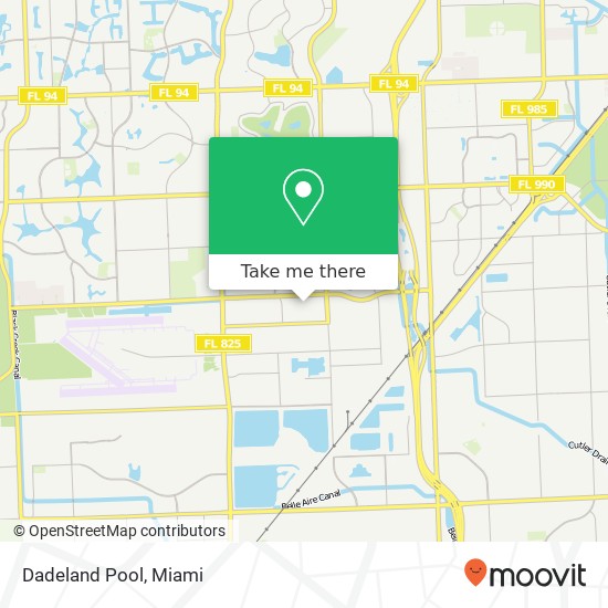 Mapa de Dadeland Pool