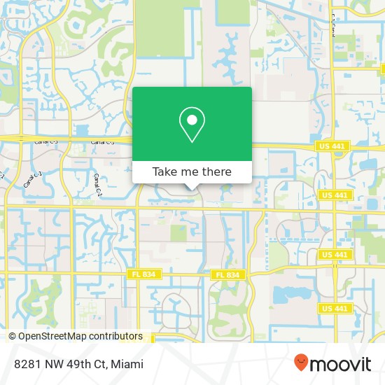 8281 NW 49th Ct map