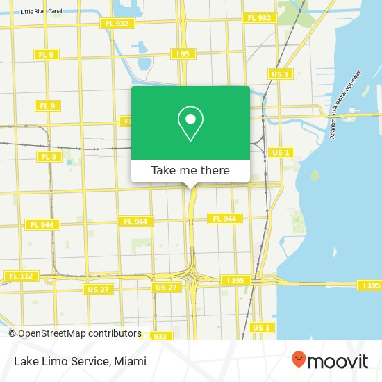 Lake Limo Service map