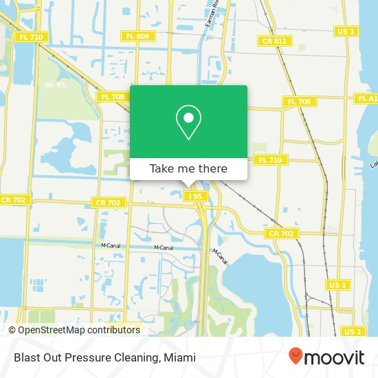 Mapa de Blast Out Pressure Cleaning