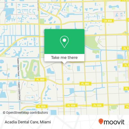 Acadia Dental Care map