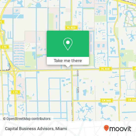 Capital Business Advisors map