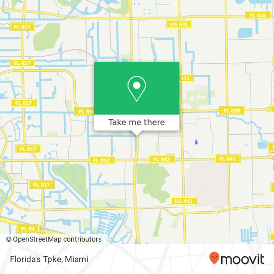 Mapa de Florida's Tpke