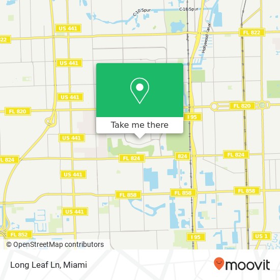 Mapa de Long Leaf Ln