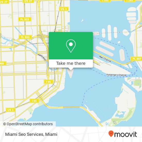 Miami Seo Services map