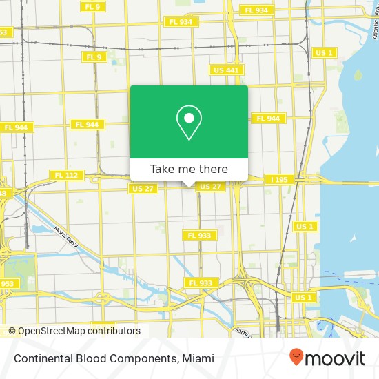 Continental Blood Components map