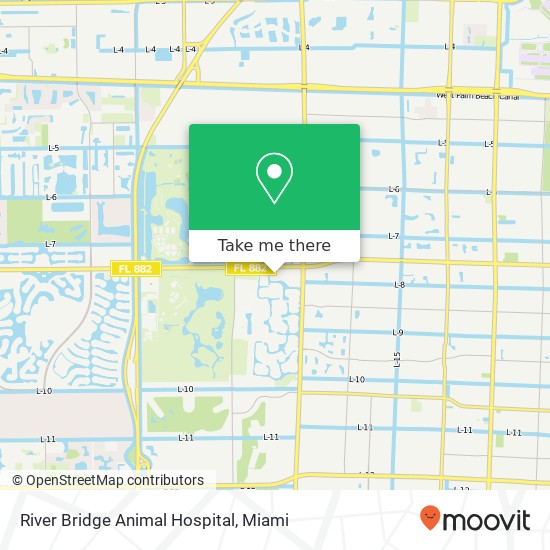 River Bridge Animal Hospital map