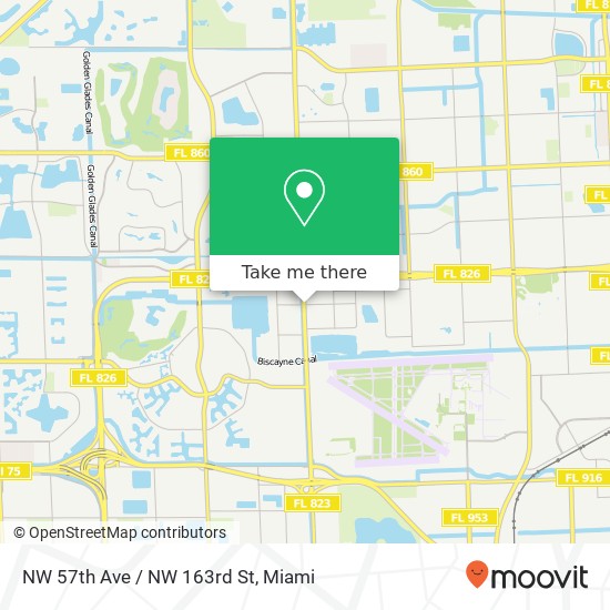 NW 57th Ave / NW 163rd St map