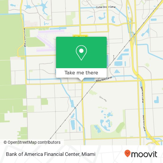 Mapa de Bank of America Financial Center