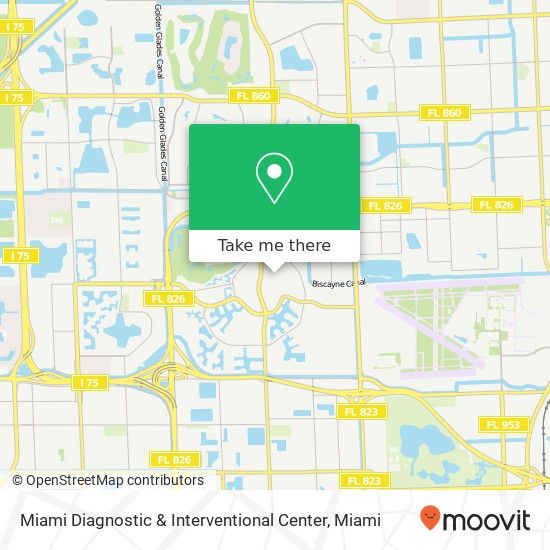 Mapa de Miami Diagnostic & Interventional Center
