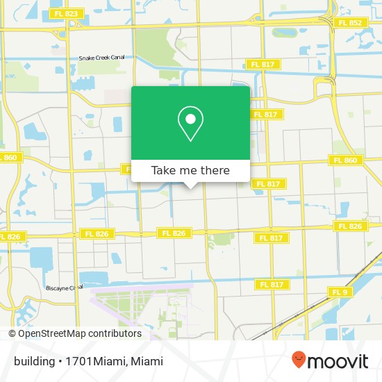 Mapa de building  •  1701Miami