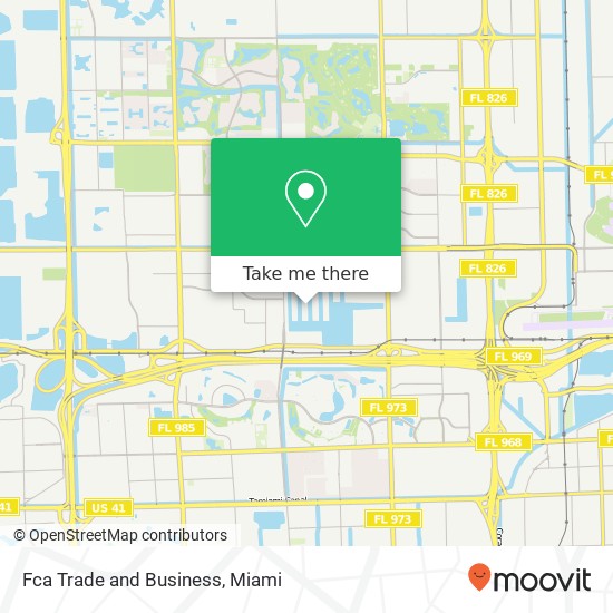 Fca Trade and Business map