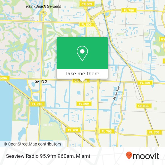 Seaview Radio 95.9fm 960am map
