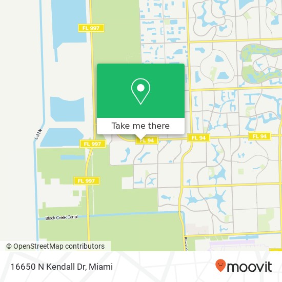 16650 N Kendall Dr map