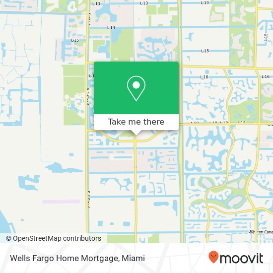 Mapa de Wells Fargo Home Mortgage