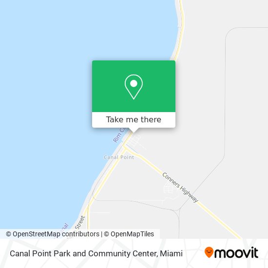 Canal Point Park and Community Center map